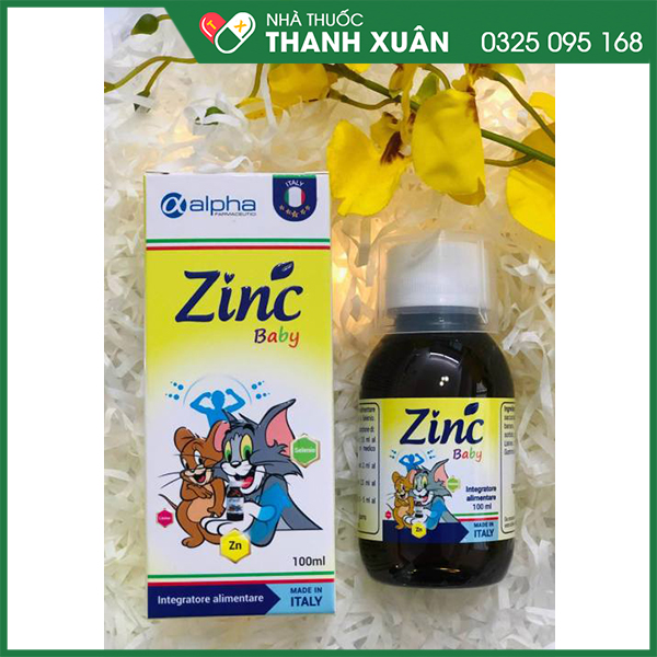 ZinC Baby tăng sức đề kháng, cải thiện tiêu hóa
